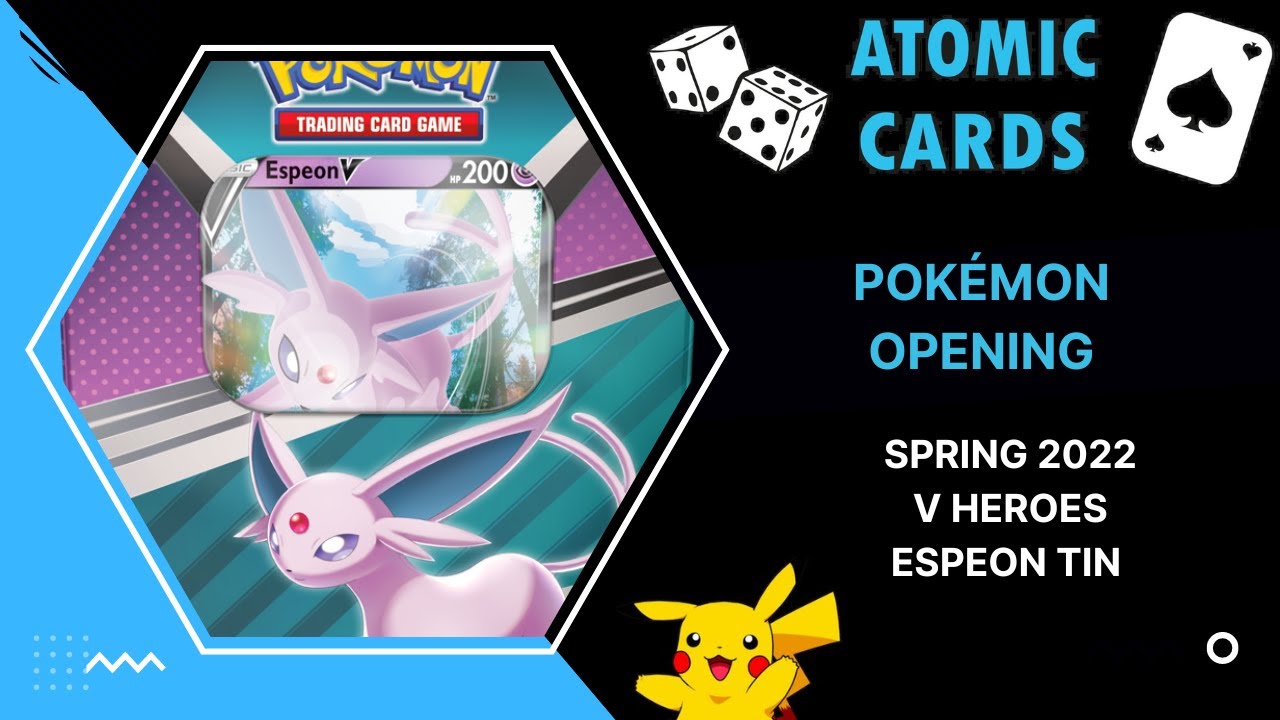 Pokmon Opening - Spring 2022 V Heroes Espeon Tin