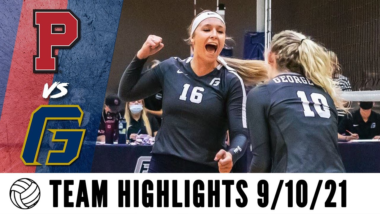 George Fox vs. Pacific Team Highlights // D3 Women's Volleyball 2021
