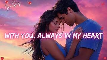 ❤️ With You, Always in My Heart 💋 English Romantic Love Song   Official Lyrics 2025 🎵 🎶