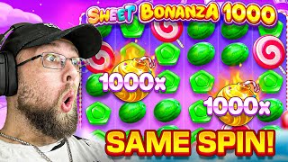 Double 1000X Bomb In One Spin On Sweet Bonanza 1000