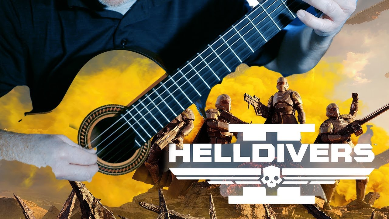 Helldivers 2 Main Theme on Classical Guitar | A Cup of Liber-Tea by Wilbert Roget, II Helldivers 2 Main Theme on Classical Guitar | A Cup of Liber-Tea by Wilbert Roget, II