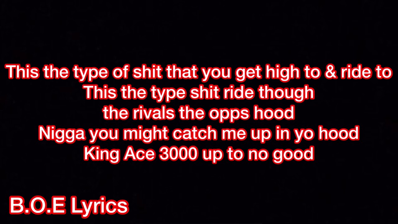 King Ace My Hood(Lyrics) YouTube