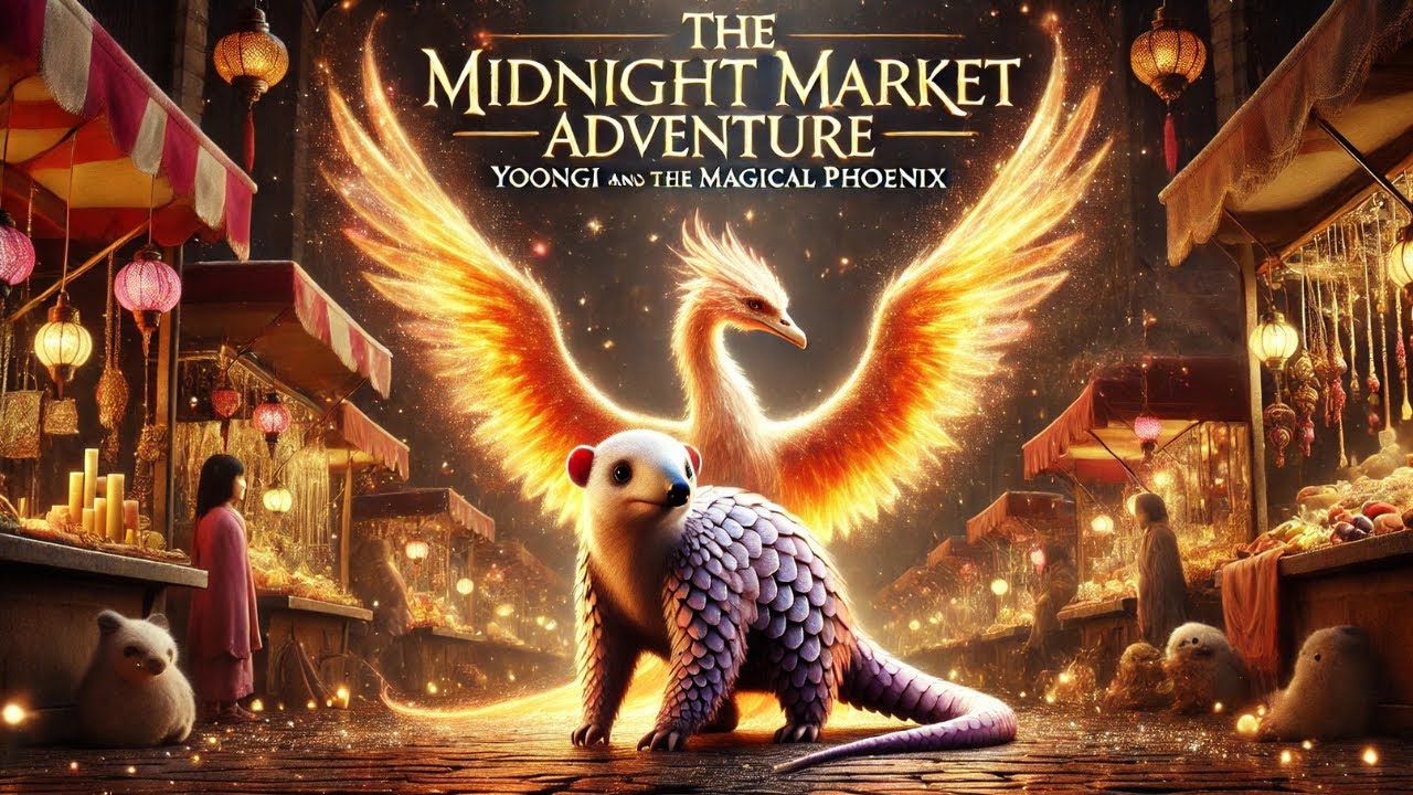 The Midnight Market Adventure: Yoongi and the Magical Phoenix