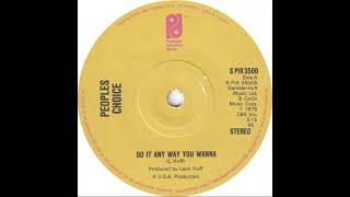UK New Entry 1975 (228) Peoples Choice - Do It Any Way You Wanna