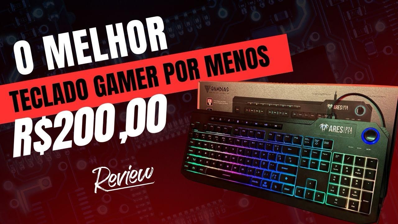 Teclado barato e gamer de verdade? Review sincero do Ares P2A! 👀