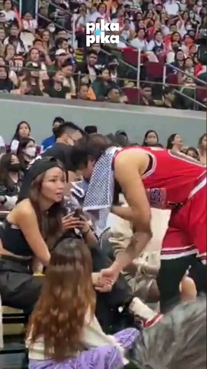 LOOK: Tender #KathNiel moments at the #StarMagicAllStarGames2023. 😳🫶🏻 #PikapikaPH