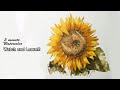 [ 3 minute Watercolor - Watch and Learn ] Sunflower NAMIL ART