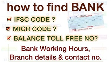 How to find ifsc code ? MICR code | Search IFSC code