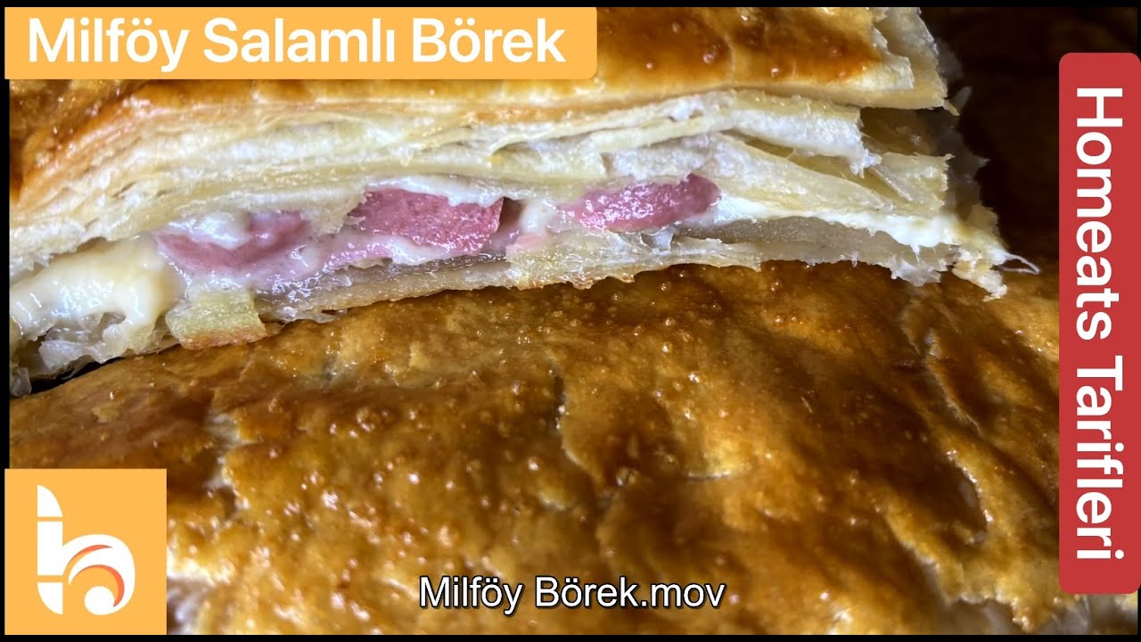 MİLFÖY SALAMLI BÖREK | KAHVALTI TARİFLERİ | SAĞLIKLI VE PRATİK YEMEKLER | Homeats Uygulaması MİLFÖY SALAMLI BÖREK | KAHVALTI TARİFLERİ | SAĞLIKLI VE PRATİK YEMEKLER | Homeats Uygulaması