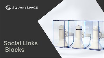 How to Use Social Links Blocks Tutorial | Squarespace 7.1 (Fluid Engine)