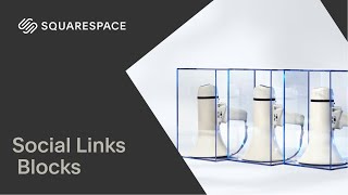 How to Use Social Links Blocks Tutorial | Squarespace 7.1 (Fluid Engine) screenshot 4