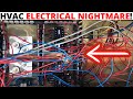HVAC Service Call: Electrical Wiring NIGHTMARE! Infrared Patio Heater Wiring Repair (Control Panel)