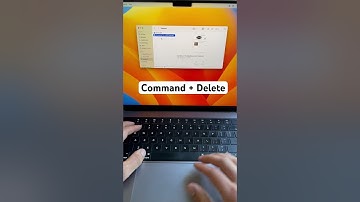 Delete files on Mac with ⌘ + ⌫