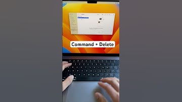 Delete files on Mac with ⌘ + ⌫