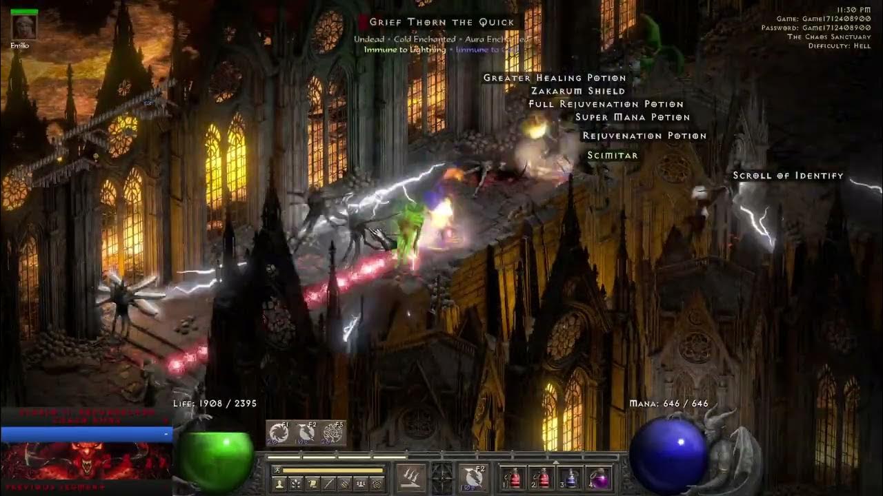 D2R Lighting Javazon Chaos Run YouTube