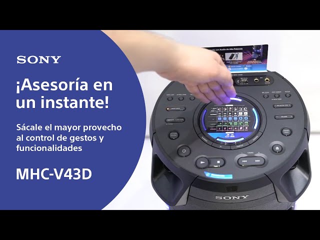 Sistema de audio de alta potencia Sony V13 con tecnología Bluetooth