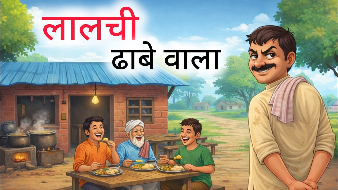 लालची ढाबे वाला | lalchi dhabe wala | Hindi Kahani | Moral Story | 
