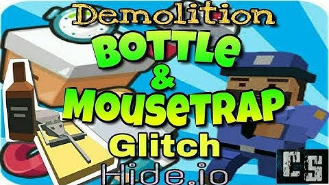 Hide.io Glitch Bottle & Mousetrap