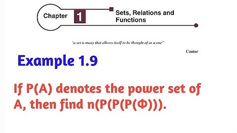 Class 11 Chapter 1 Sets Relations and Functions Example 1.9