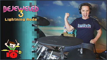 Bejeweled 3 - Lightning Mode On Drums! -- The8BitDrummer