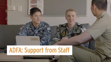 ADFA: Support from Staff