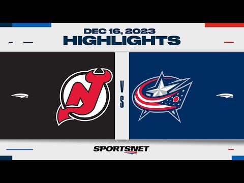 NHL Highlights | Devils vs. Blue Jackets - December 16, 2023