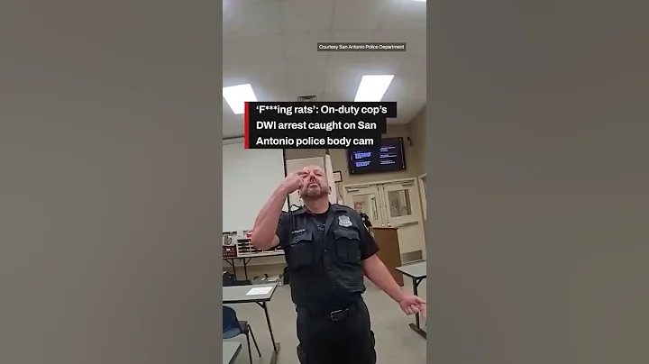 '(Expletive) rats': On-duty cop's DWI arrest caught on SAPD body cam