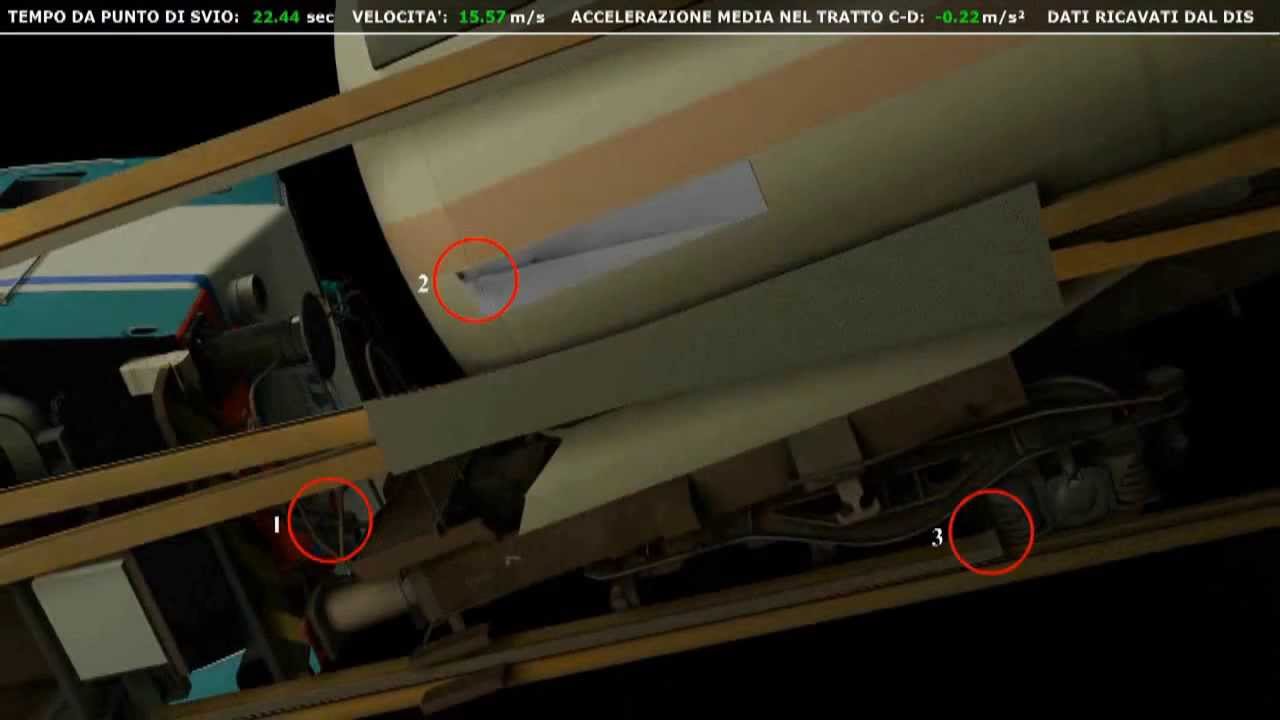La ricostruzione in 3D dell'incidente ferroviario di Viareggio del 29 giugno 2009