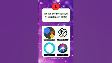 Most Used AI Assistant in 2025 🤖 | ChatGPT vs Google vs Alexa vs Siri #viral