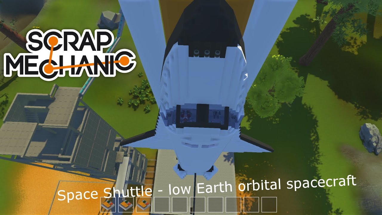 Scrap Mechanic Space Shuttle Launch NASA Columbia Challenger Discovery