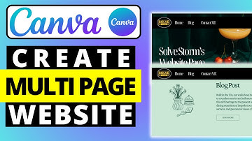 How To Create A Multi Page Canva Website