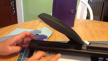 Homemade Filofax Hole Punch Personal size, Part 2 of 2