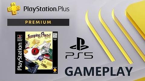 Jumping Flash! on Playstation 5 with PS Plus Premium in 4K 60fps