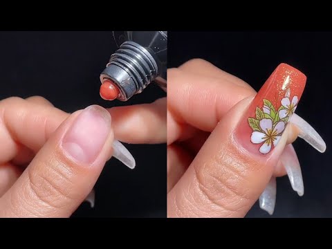 Summer Flower Polygel Nail Extension | Polygel Nail Extension Tutorial | NailArtistKim