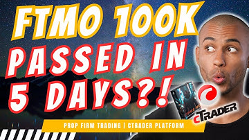 How I PASSED a 100k FTMO Challenge in 5 Days on cTrader Platform using a MT5 Gold Trading EA Copier!