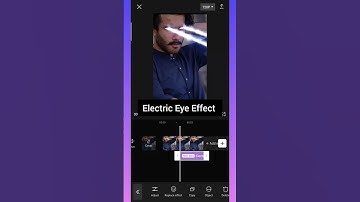 Electric Eye Effect Cap Cut Tutorial #capcut #tutorial #shorts