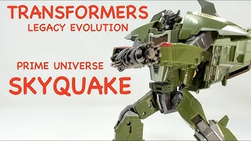 UNBOXING AND BLIND TRANSFORMATION OF TRANSFORMERS LEGACY EVOLUTION PRIME UNIVERSE SKYQUAKE