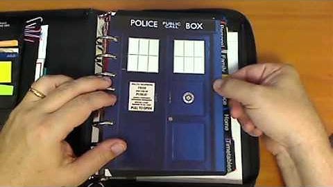 Filofax Tip No 19 - Using Photos as Dividers - The Australian Way