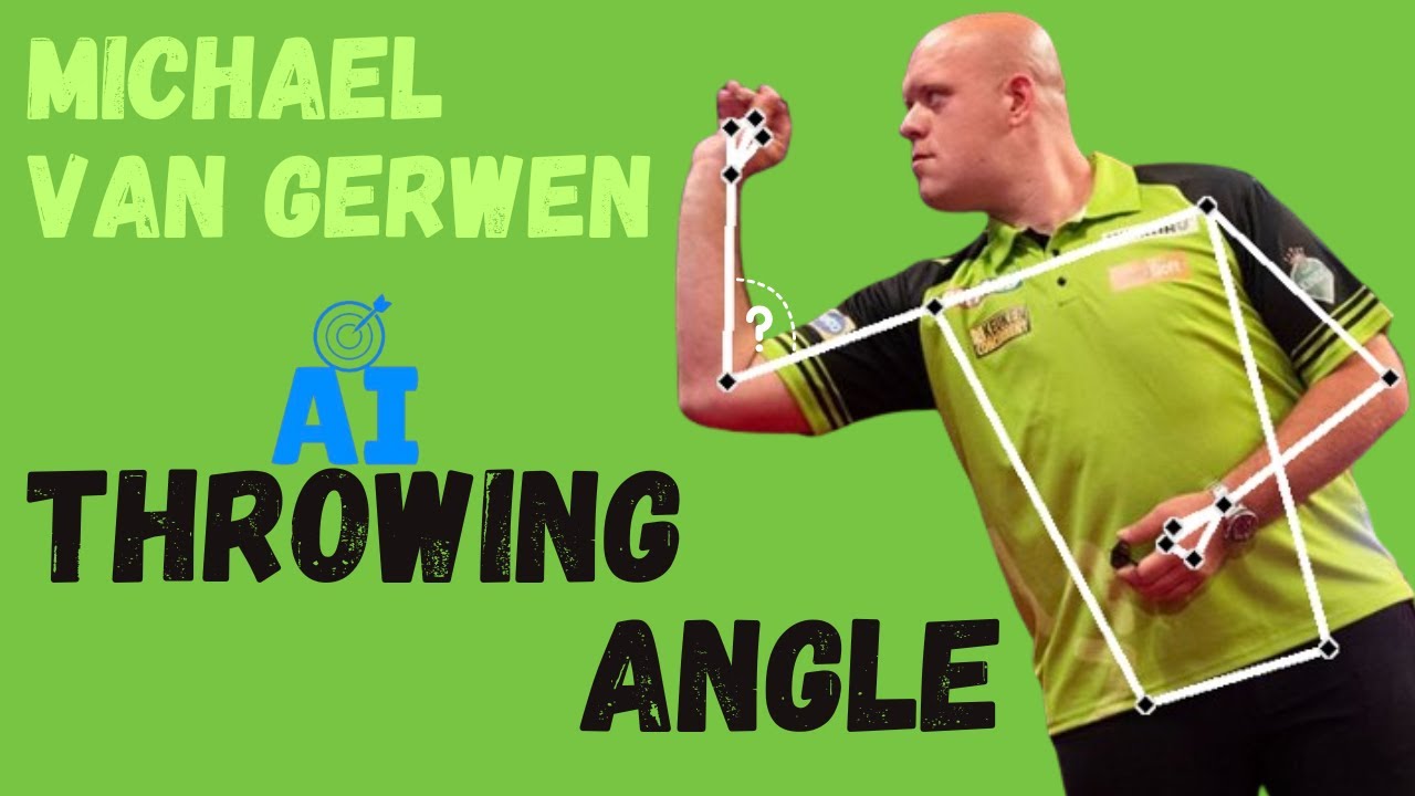MICHAEL VAN GERWEN darts throwing angle 🎯 - YouTube