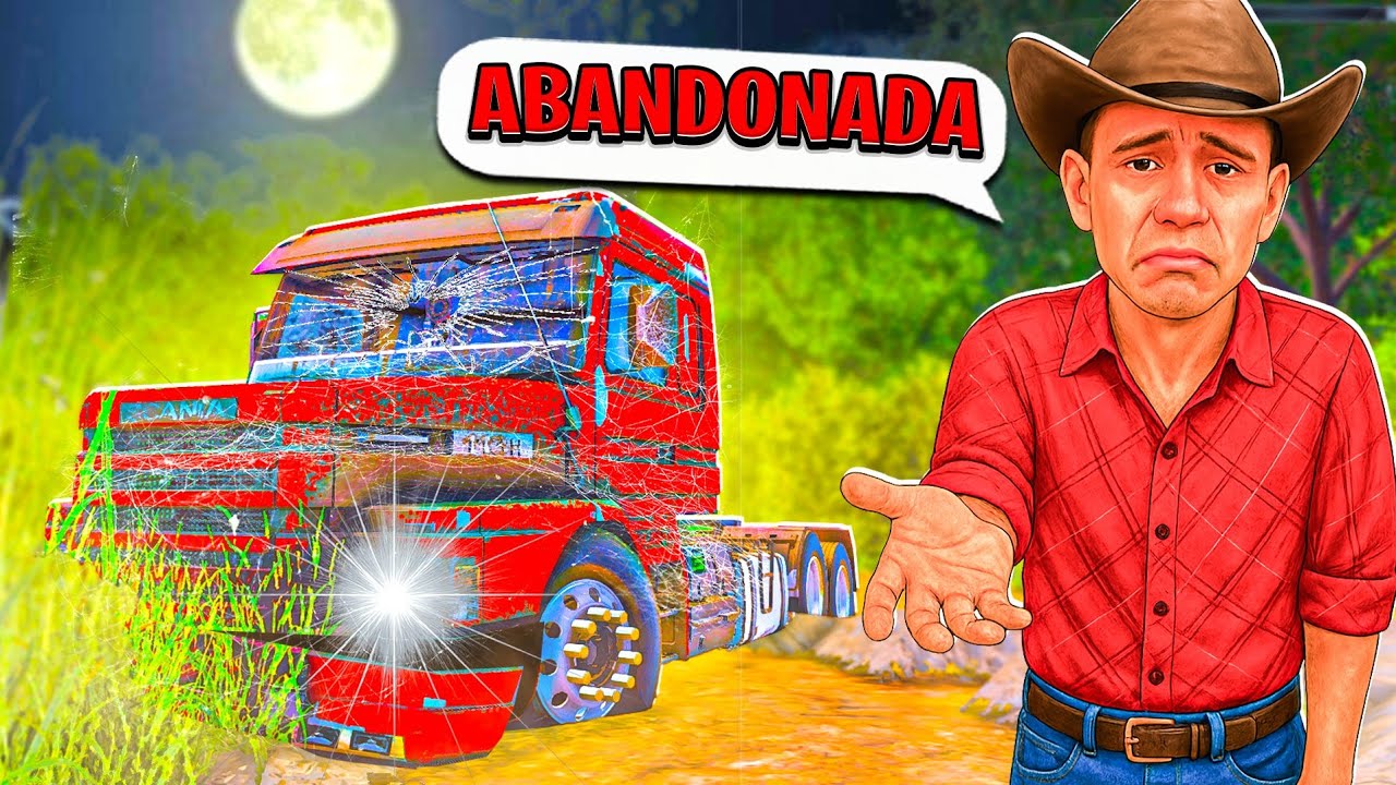 24 HORAS EM BUSCA DE UM CAMINHÃO ABANDONADO HÁ ANOS! simulator brasileiro