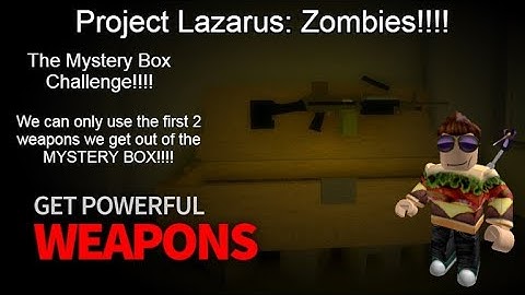 The Mystery Box Challenge In Project Lazarus On Roblox!!!!
