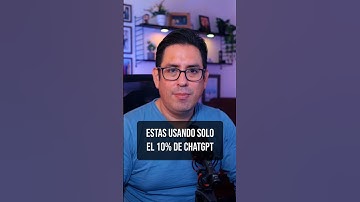 Estás usando solo el 10% de ChatGPT