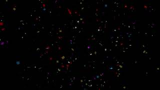 confetti with alpha premiere pro after effects QuickTime proress transparent royalty free