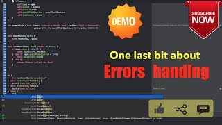 Swift Tutorials - Part 36, One last bit about Error handling