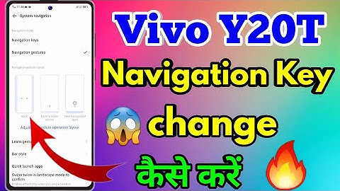 How To Change Navigation Button in Vivo Y20T | Vivo Y20T Virtual Button Kaise Change Kare