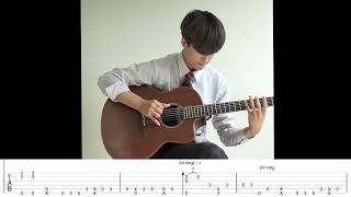 Video thumbnail of "before 10 minutes -  김영소 Tab 악보"