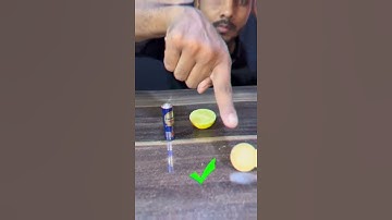 Lemon and coin experiment|easy experiment|crazy science|Life hacks #diyprojects #youtubeshorts #diy