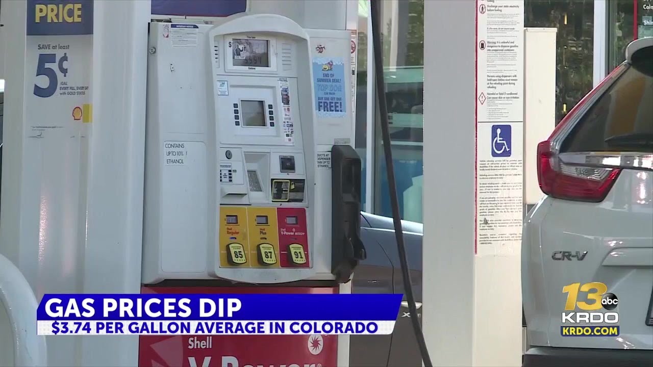 Gas prices continue downward trend heading into Labor Day Weekend - YouTube