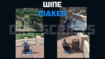 [QB, ESX] FIVEM WINEMAKER SCRIPT | PREVIEW | TEBEX! | VINEYARD JOB