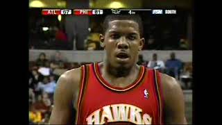 Atlanta Hawks vs Philadelphia 76ers Full game 2006 4th quater